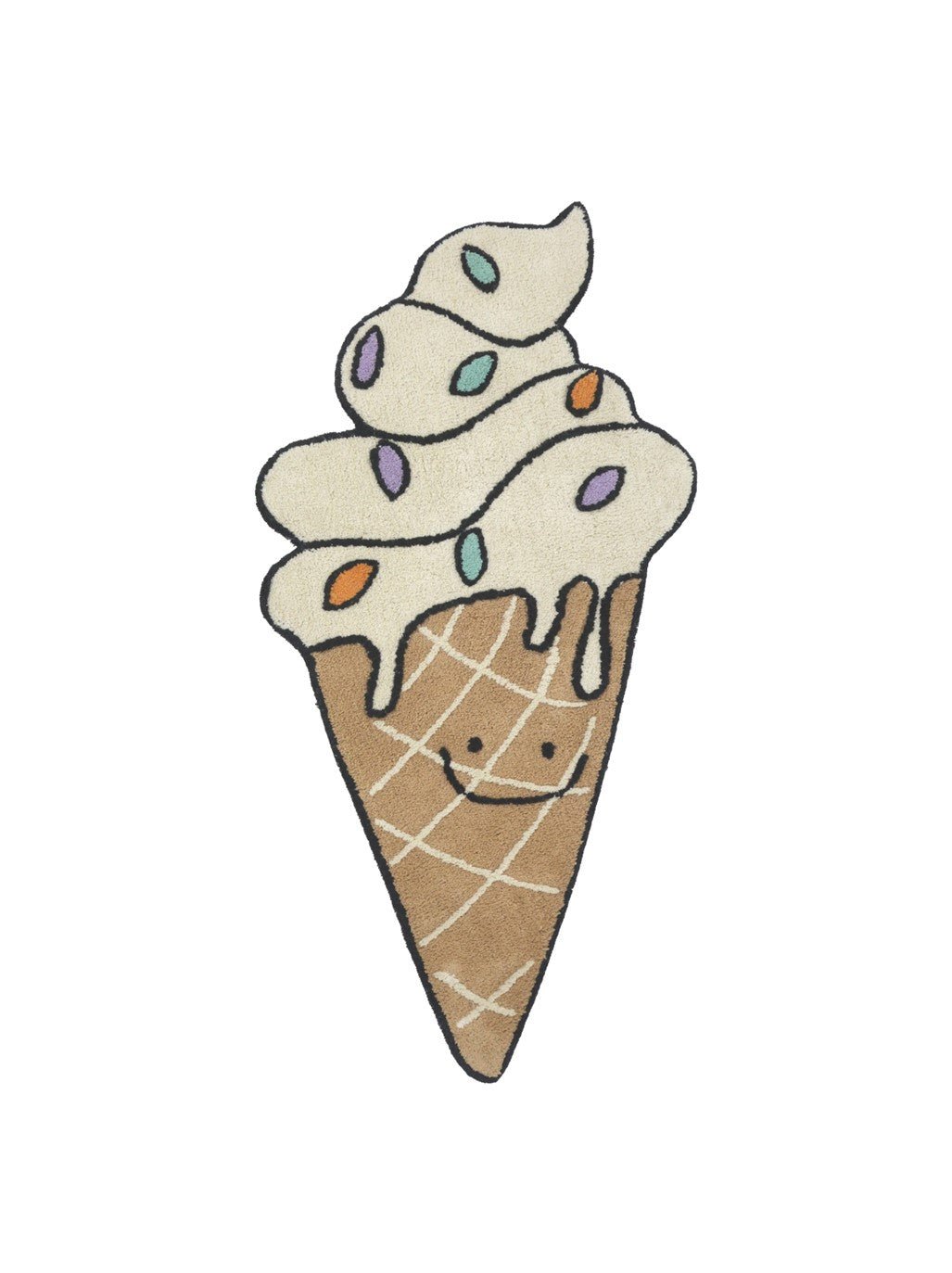 Vloerkleed Ice Cream - Tapis Petit - CloverLiving.com