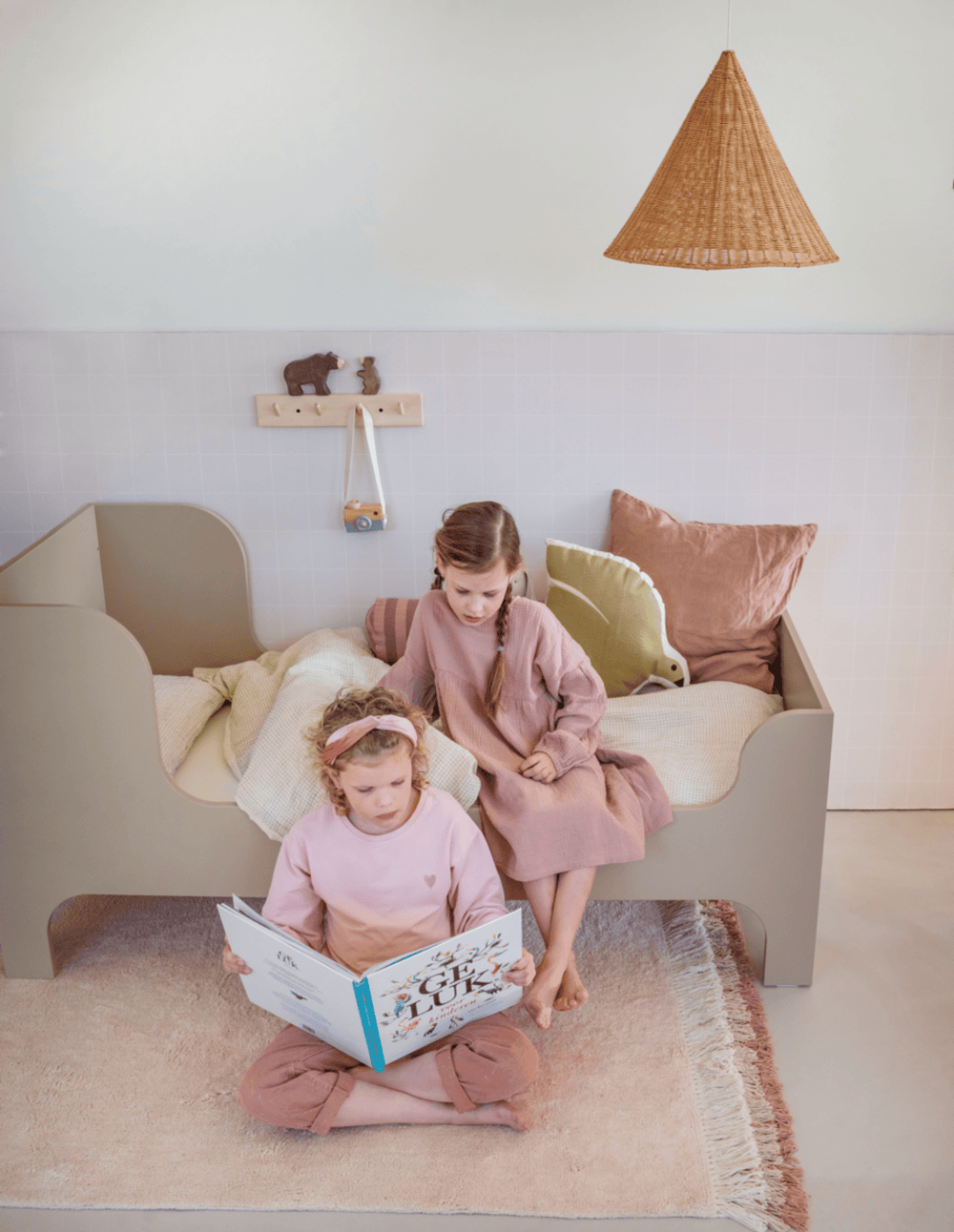Vloerkleed Kinderkamer Jules Pink - Tapis Petit - CloverLiving.com