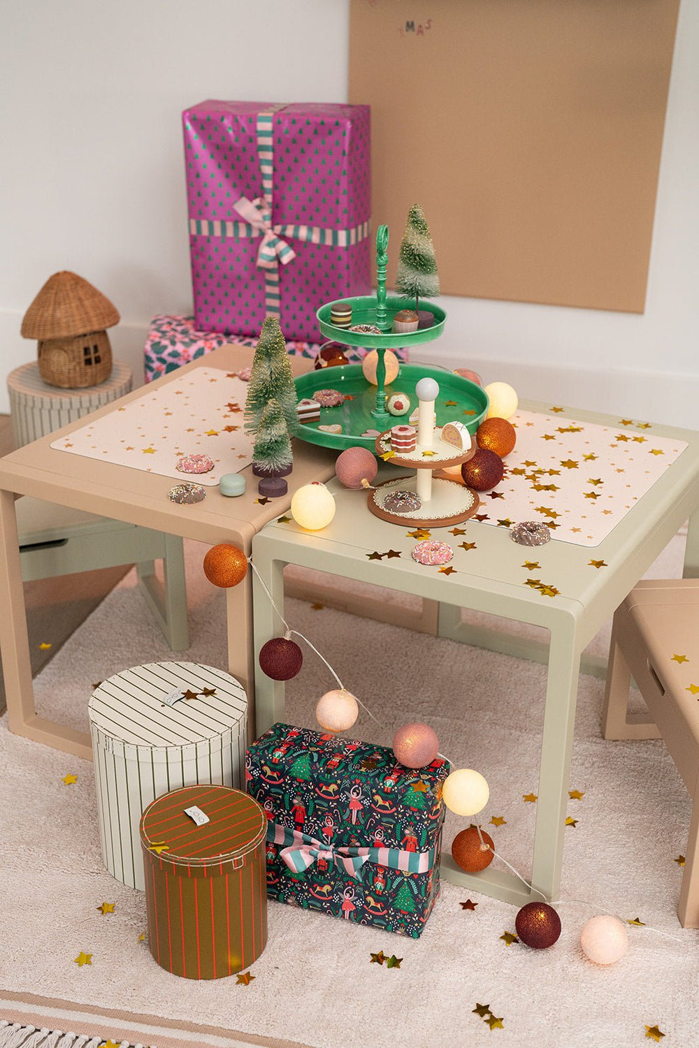 Vloerkleed Kinderkamer Powder Pink - Tapis Petit - CloverLiving.com