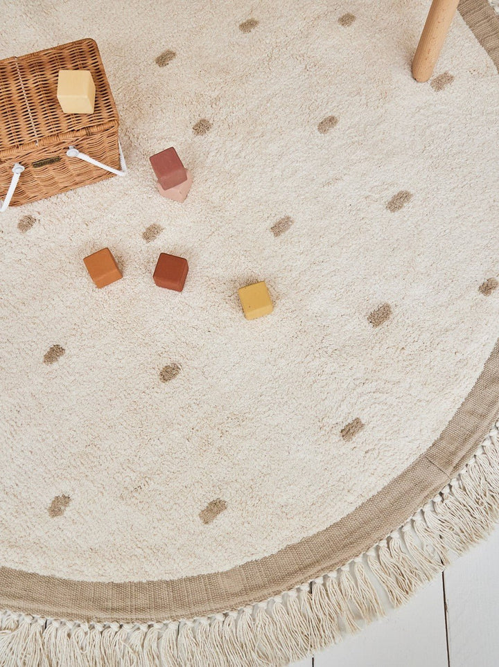 Vloerkleed Kinderkamer Puck Dots - Tapis Petit - CloverLiving.com