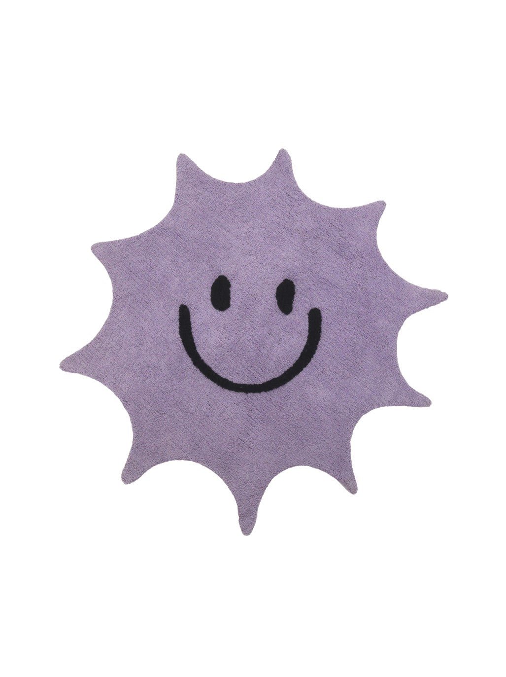 Vloerkleed Kinderkamer Sunny - Paars - Ø120 cm - Tapis Petit - CloverLiving.com