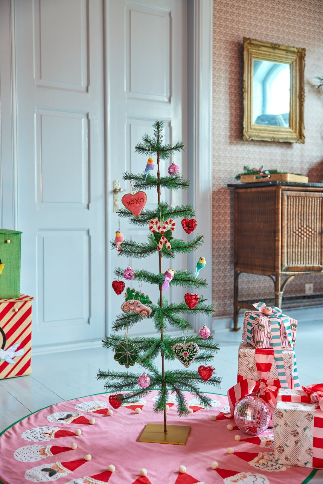 Zuurstok Kraal Kerstversiering - Rice - CloverLiving.com