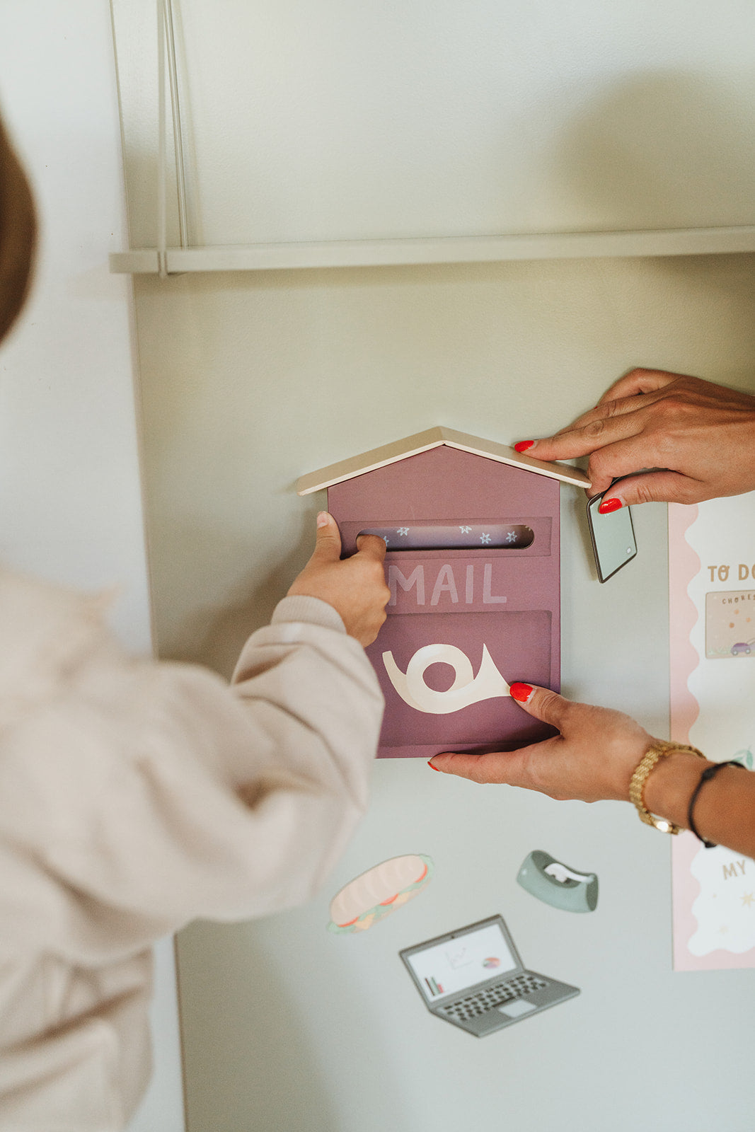 Magnetischer Briefkasten Kinderbüro