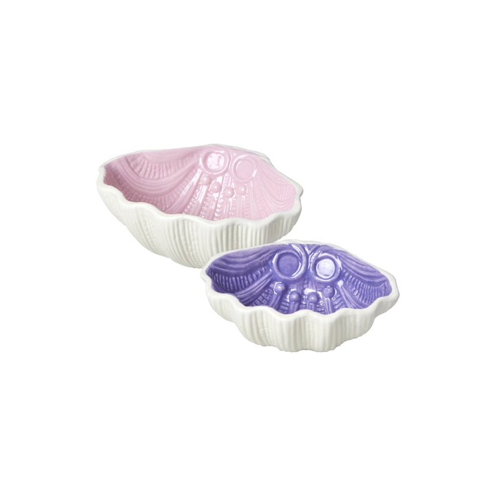 Keramik Schmuckschalen Schale – Rosa & Flieder – 2er Set - Rice - CloverLiving.COM