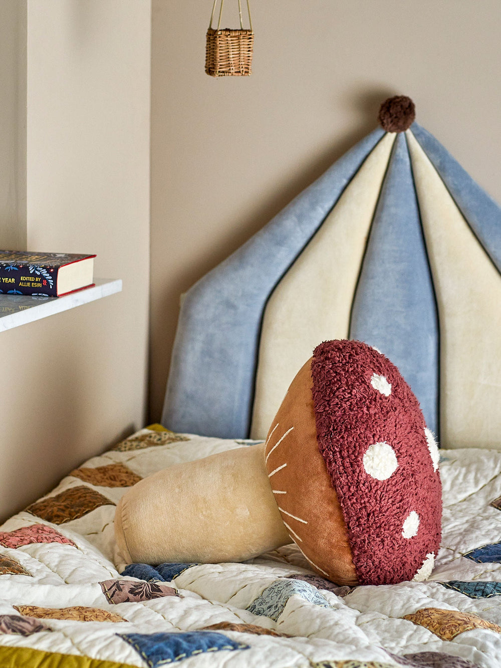 Kissen Pilz - Rot - 40 x 38 cm - Bloomingville - CloverLiving.COM