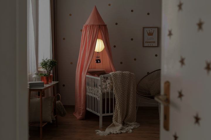 Heißluftballon Dekoration Royal Aero LED Pink Light - Ø32 cm - Authentic Models - CloverLiving.COM
