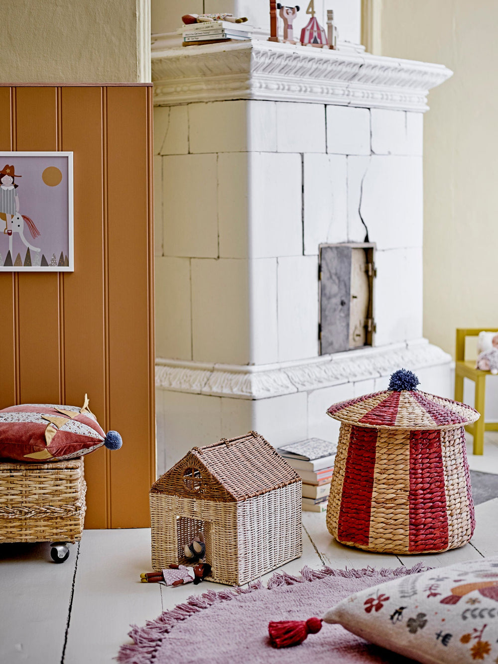 Aufbewahrungskorb Circus Birsen - Ø 40 cm x H 40 cm - Bloomingville - CloverLiving.COM