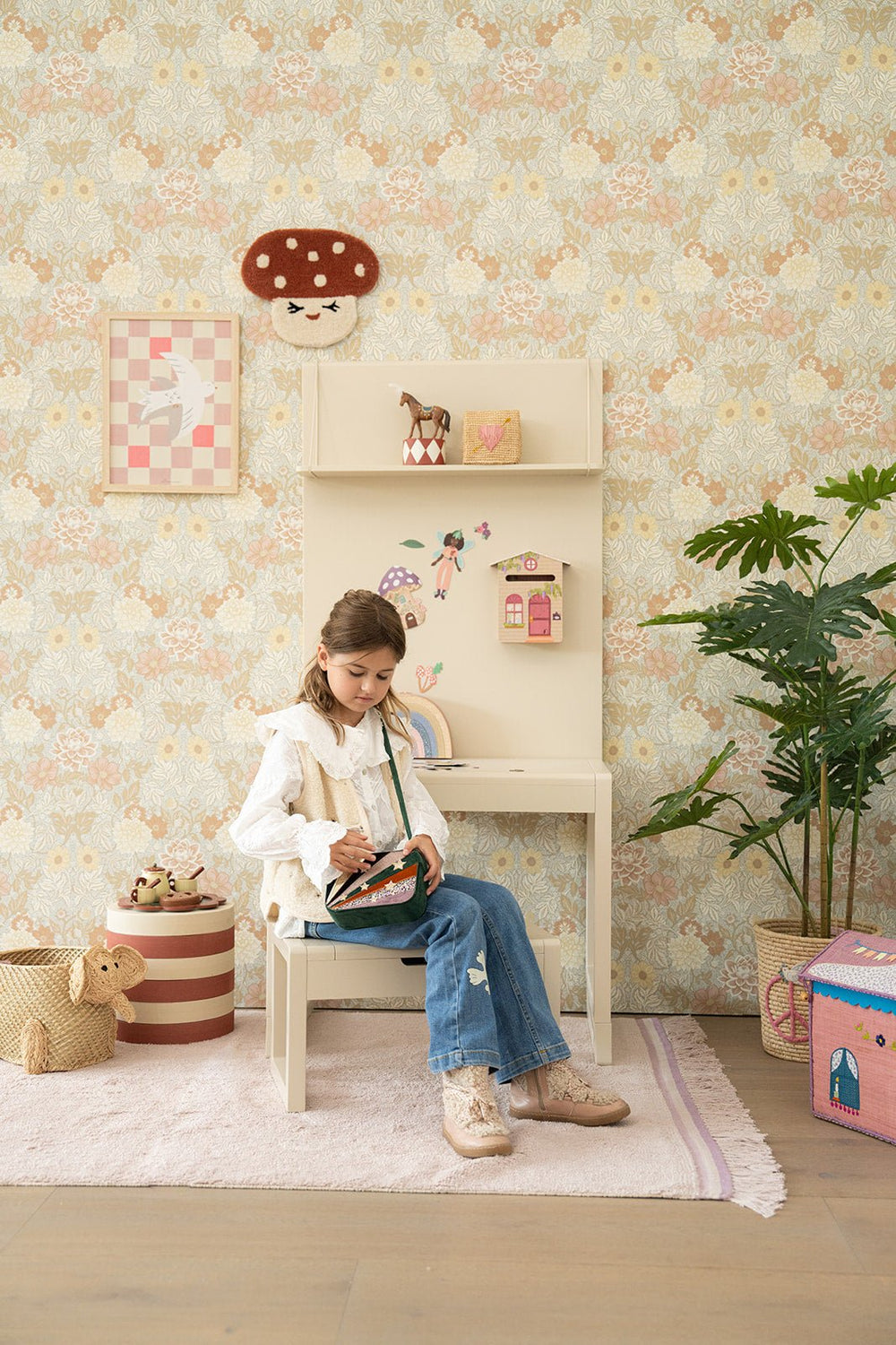 Umhängetasche Luxus Samt Streifen - Mimi & Lula - CloverLiving.COM