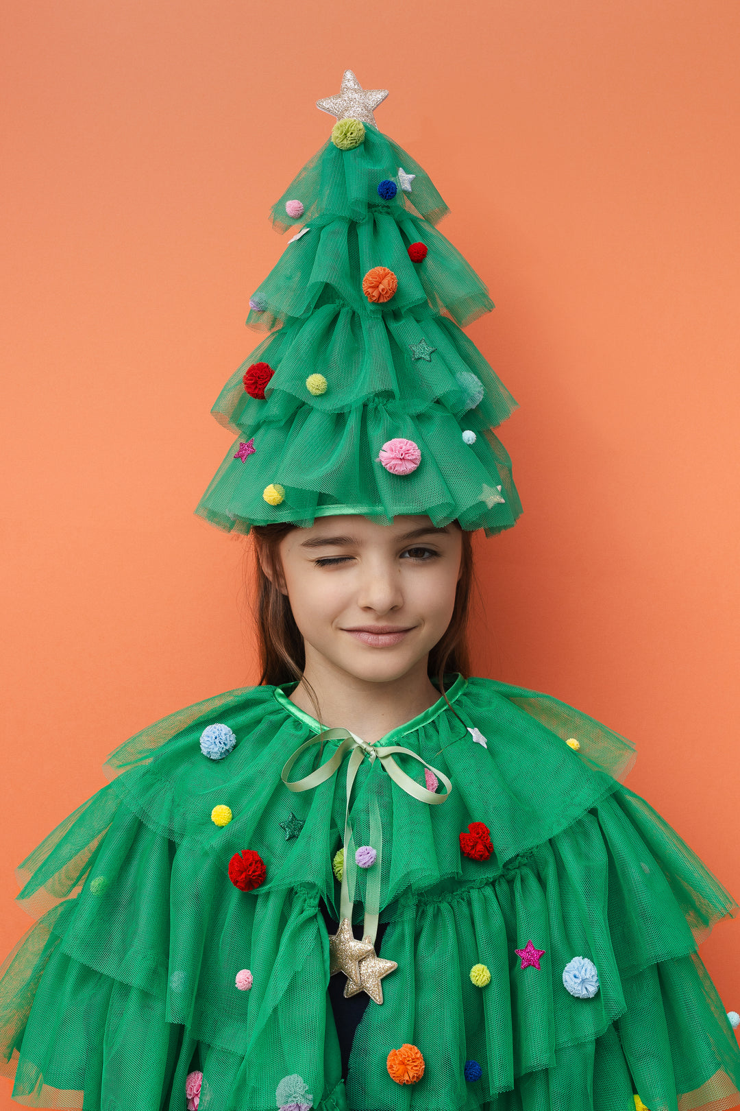 Kostüm Cape Weihnachtsbaum
