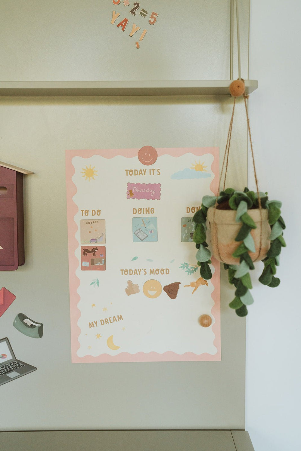 Filz Hängepflanze - Clover Living - CloverLiving.COM