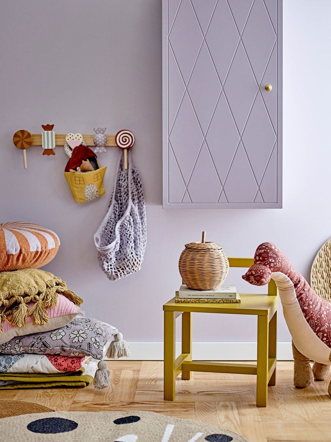 Naffie Teppich – Rund – Leopard - Bloomingville - CloverLiving.COM