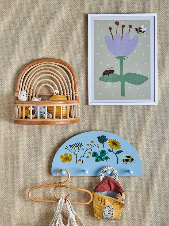 Wandregal Preet – Rattan - Bloomingville - CloverLiving.COM