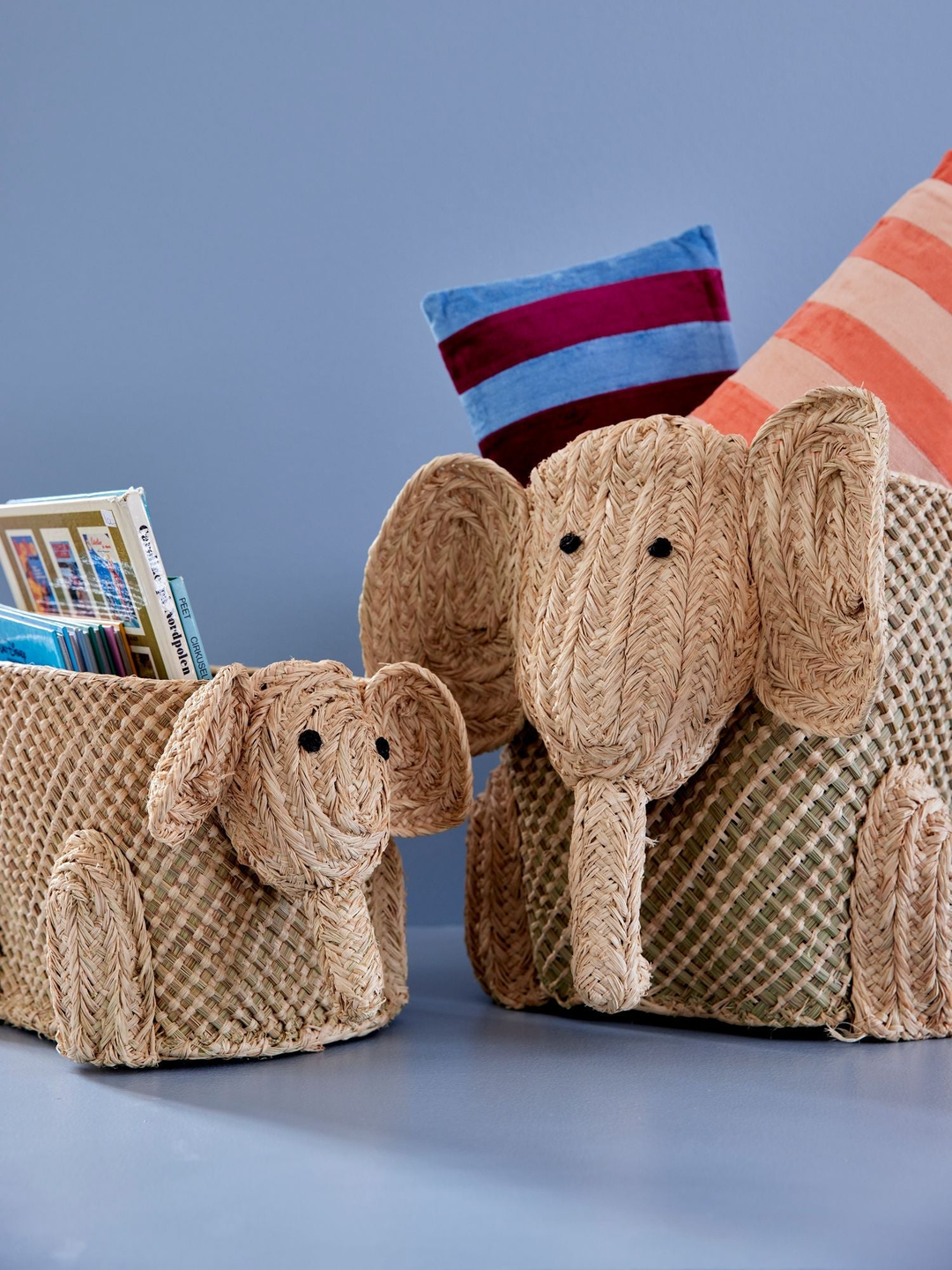 Storage Basket Elephant - Sea Grass - Small