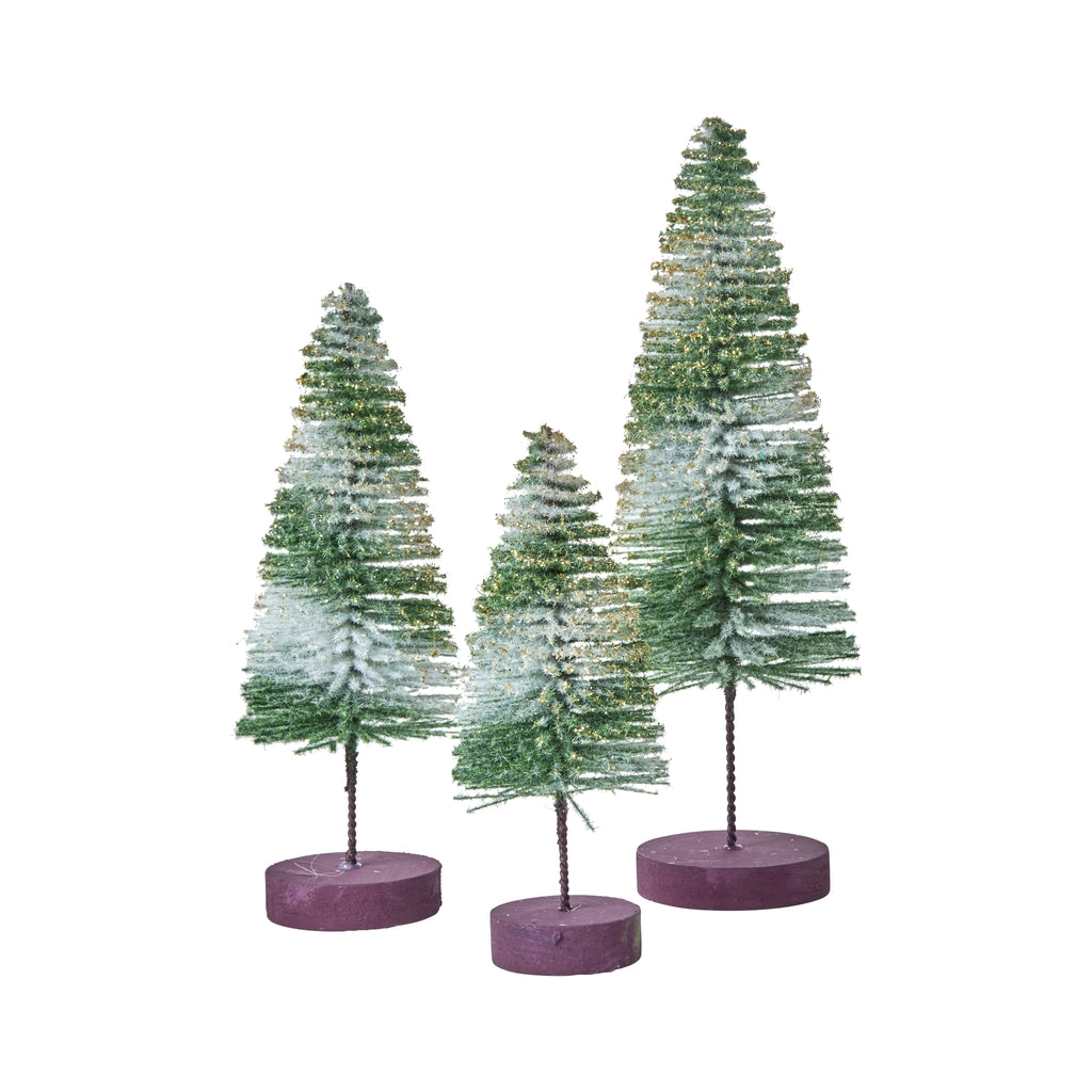 Decoration Christmas Tree - Green - Set of 3