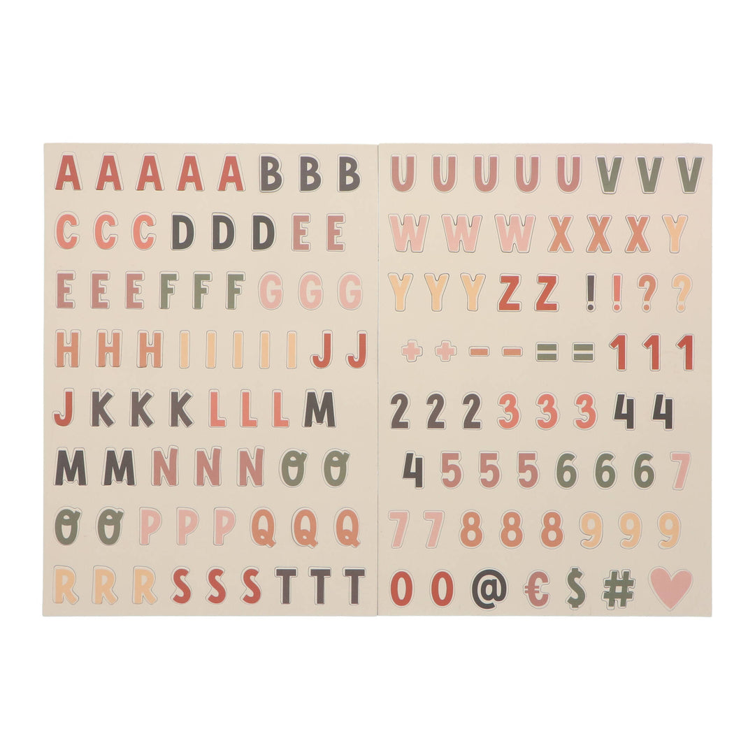 Magnetic Stickers Letters & Numbers