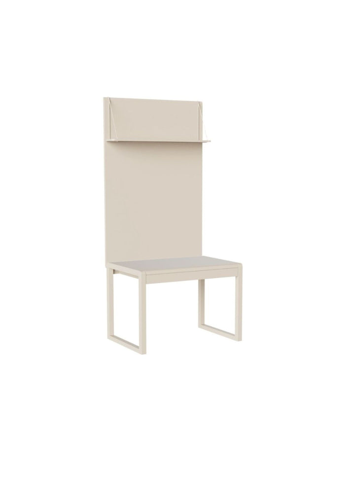 Children's desk with risers & magnetic board Alfie Almond