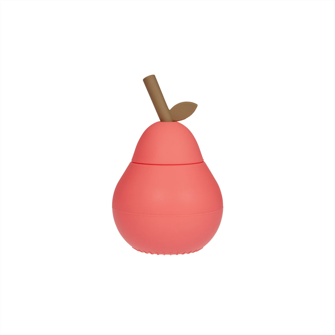 Pear Cup - Kids Drinking Cup with Straw - Silicone