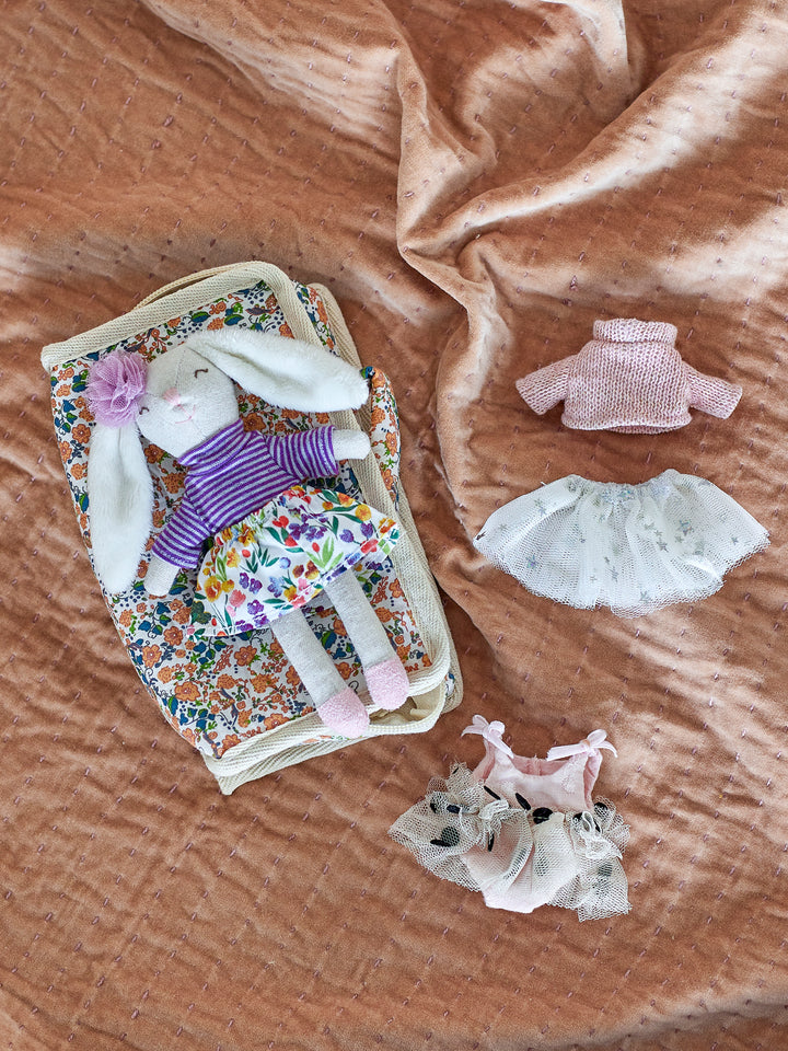 Dress-up doll Milly with suitcase