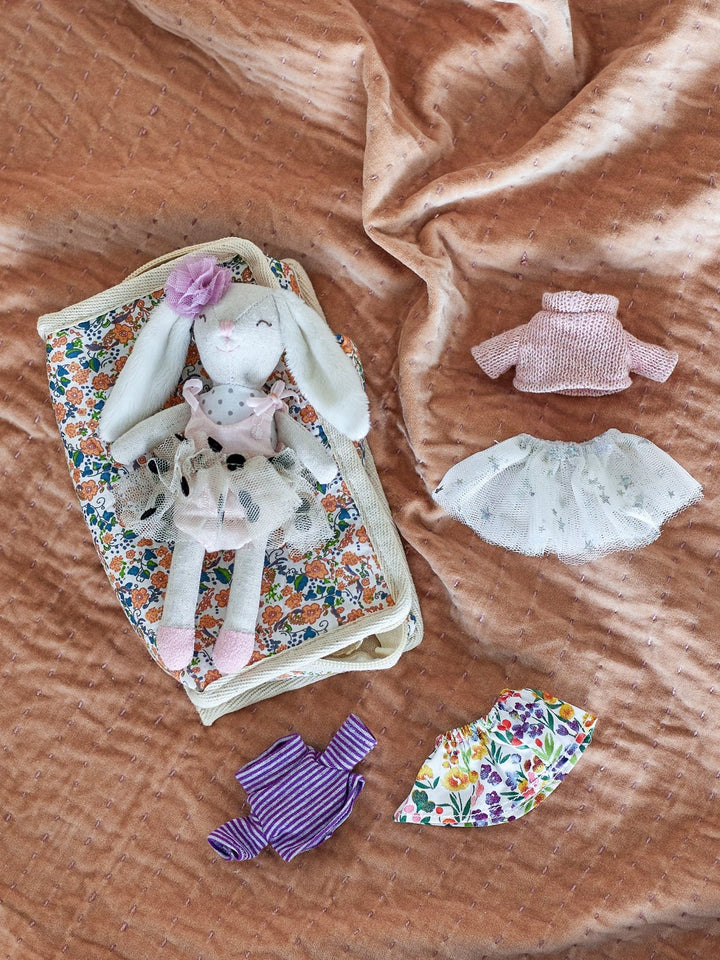 Dress-up doll Milly with suitcase - Bloomingville - CloverLiving.com