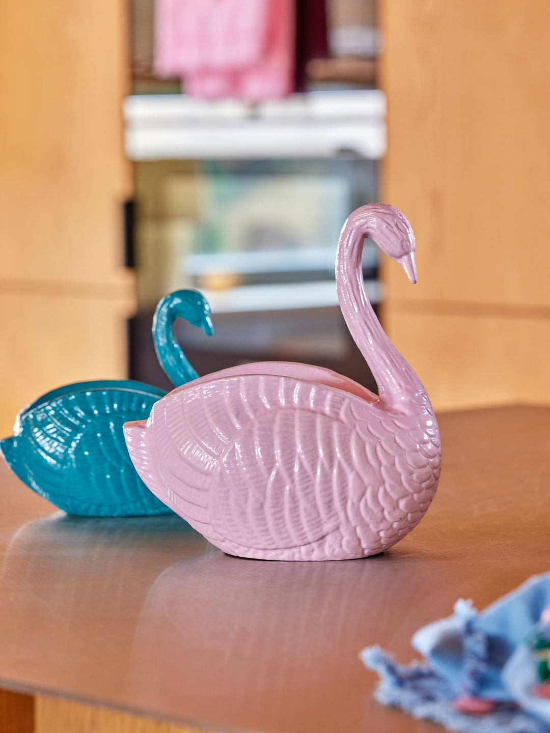 Flower Pot Swan - Pink - Large