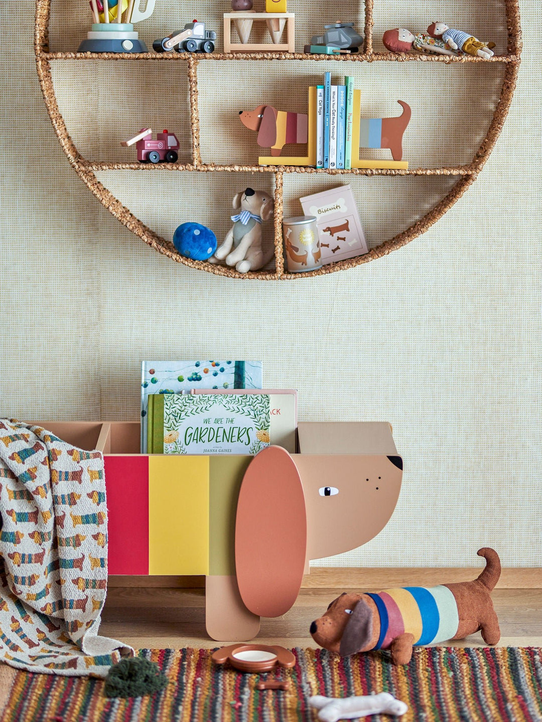 Bookcase Charlie - Dog - Bloomingville - CloverLiving.com