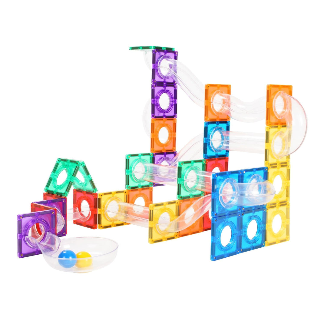 Classic Magnetic Marble Run – 100 parts - Coblo - CloverLiving.com