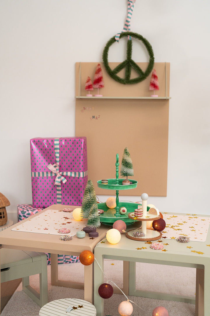 Christmas Decoration Peace - Green - Rice - CloverLiving.com