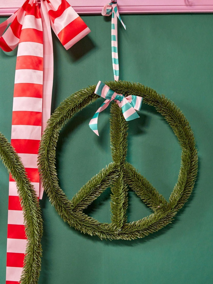 Christmas Decoration Peace - Green - Rice - CloverLiving.com