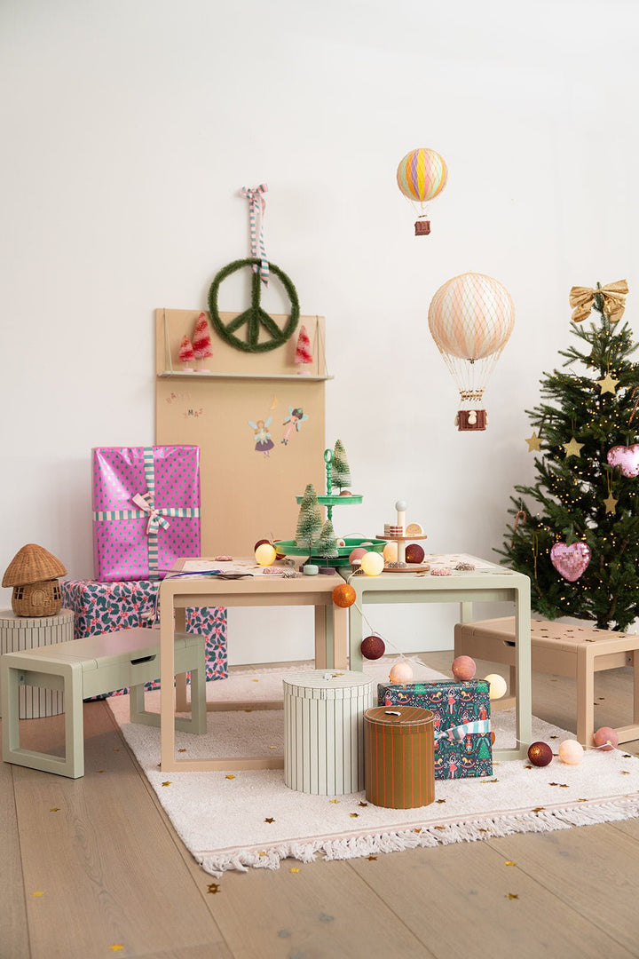 Christmas Decoration Peace - Green - Rice - CloverLiving.com