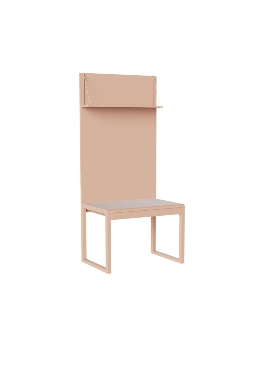 Children's desk with risers & magnetic board Pippa Peach - Clover Living - CloverLiving.com