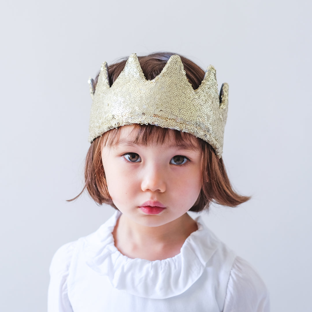 Crown Sequin - Gold