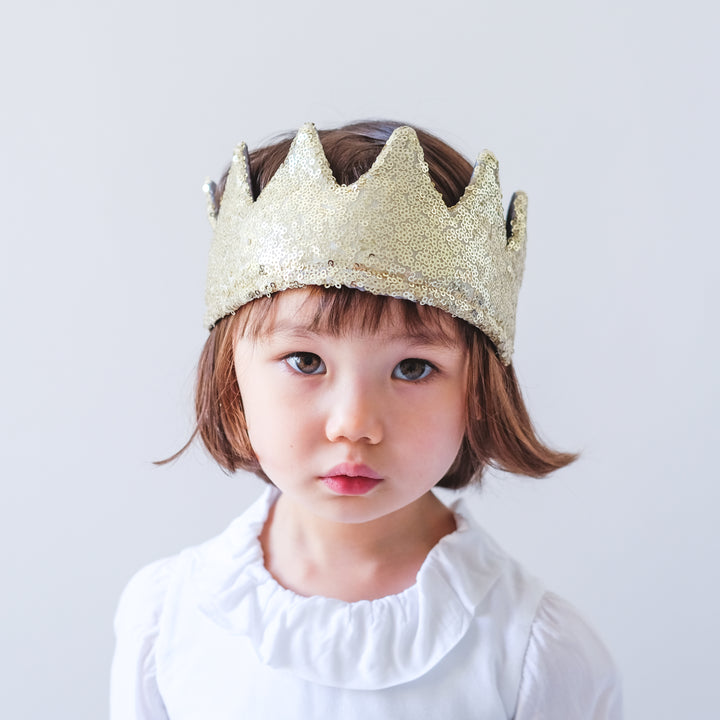 Crown Sequin - Gold