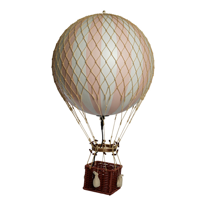 Hot Air Balloon Decoration Royal Aero LED Pink Light - Ø32 cm