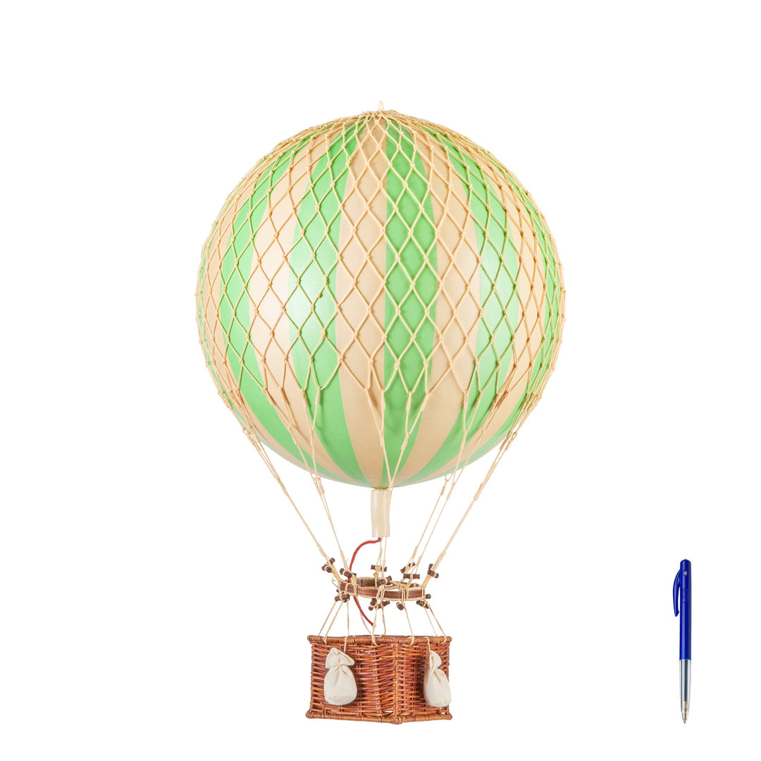 Hot Air Balloon Decoration Royal Aero True Green - Ø32 cm - Authentic Models - CloverLiving.com