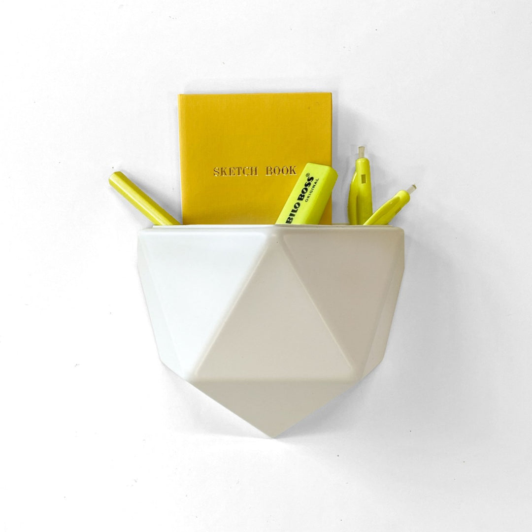Magnetic wall tray ICO - white