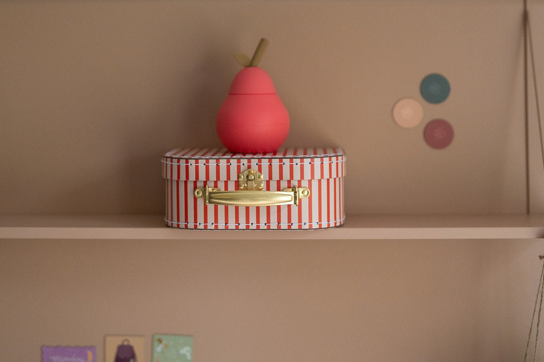 Storage Mini Suitcase - Giraffe & Stripe - Set of 2 - Oyoy - CloverLiving.com