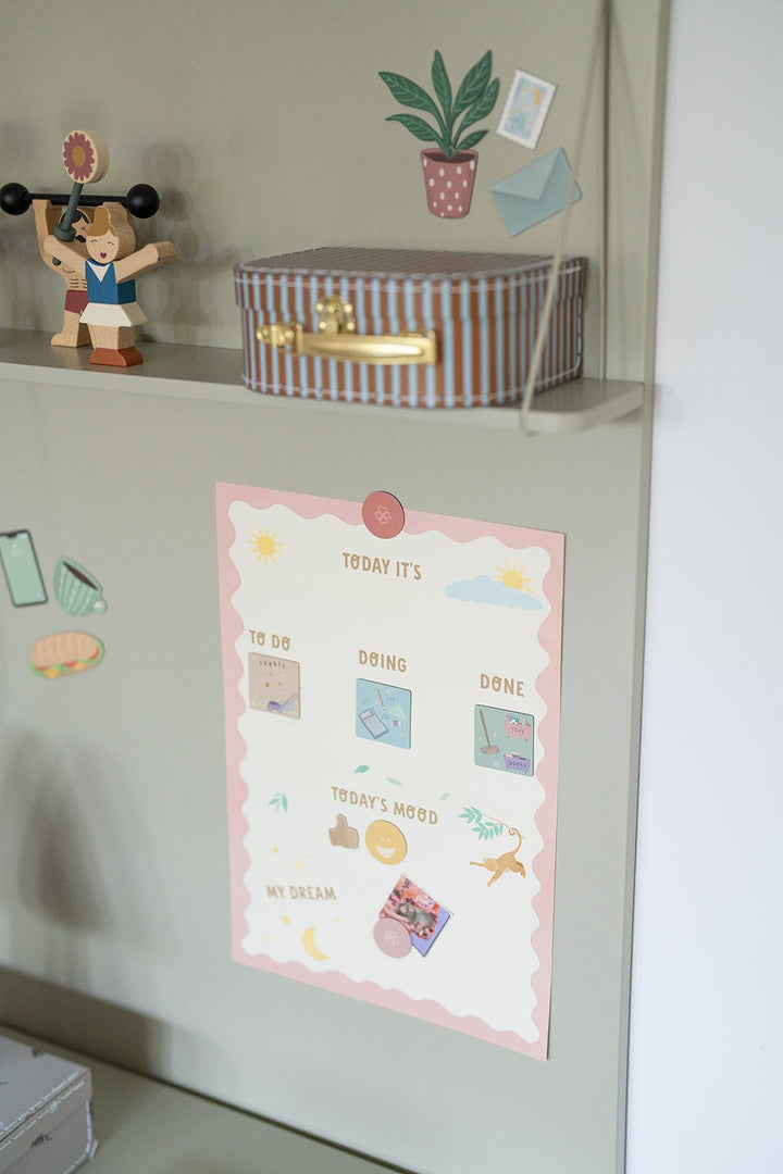 Storage Mini Suitcase - Elephant & Stripe - Set of 2 - Oyoy - CloverLiving.com