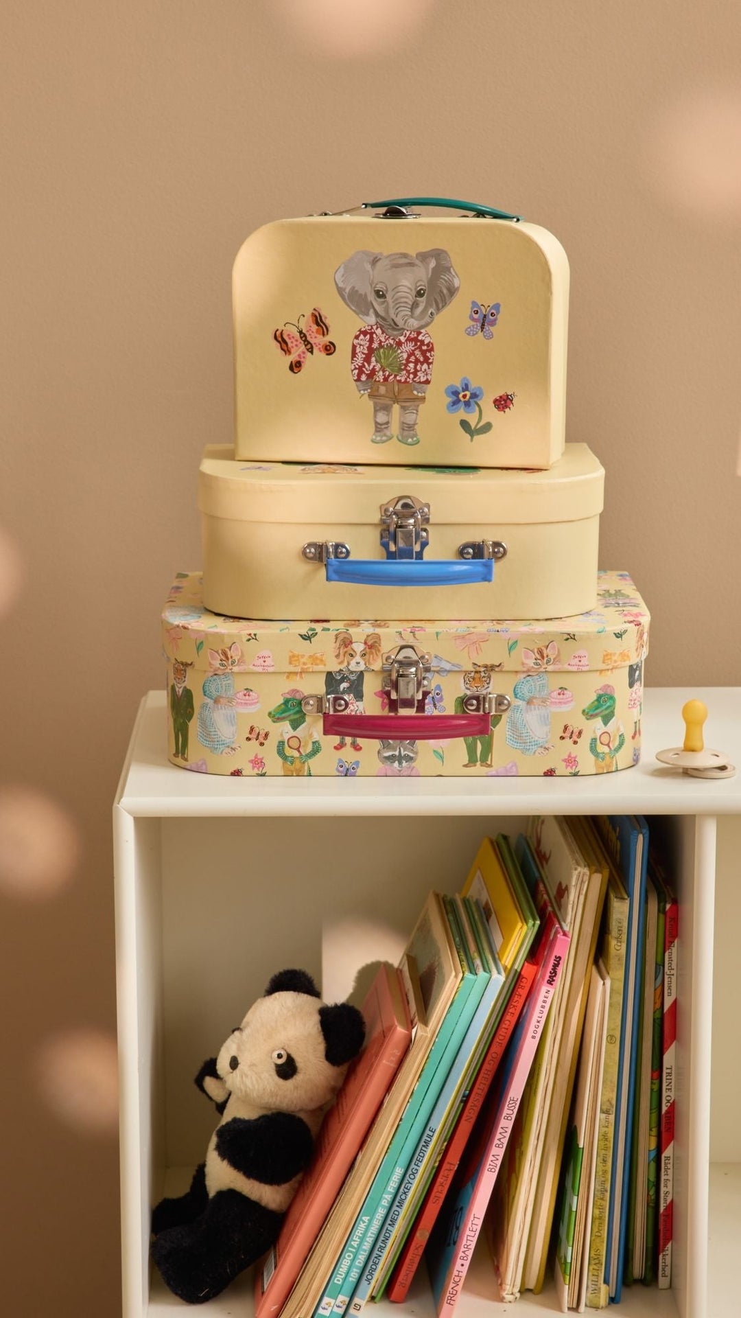 Storage Case Cream Nathalie Lété Print – Set of 3 - Rice - CloverLiving.com