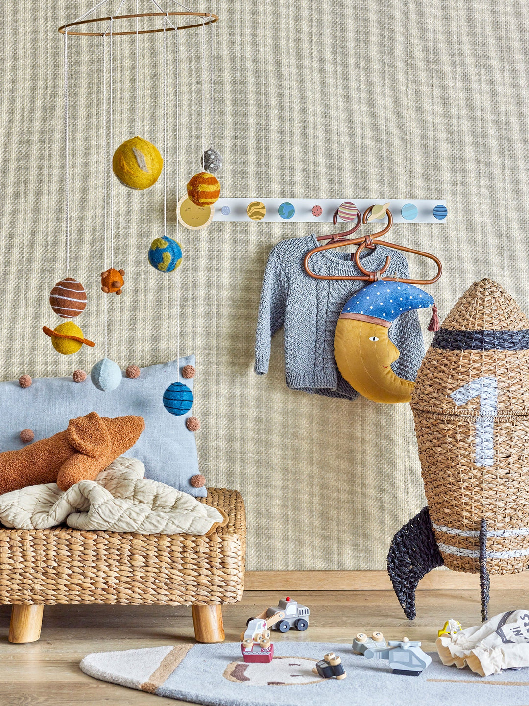 Storage basket Cosmina - Rocket - Bloomingville - CloverLiving.com