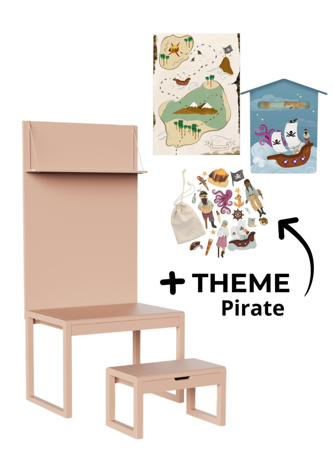 Package 2 - Pippa Peach -Pirate- Clover Living - CloverLiving.com