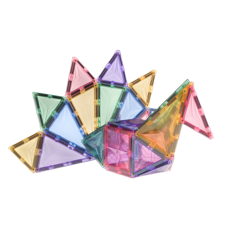 Pastel Magnetic Building Blocks – 100 pieces - Coblo - CloverLiving.com