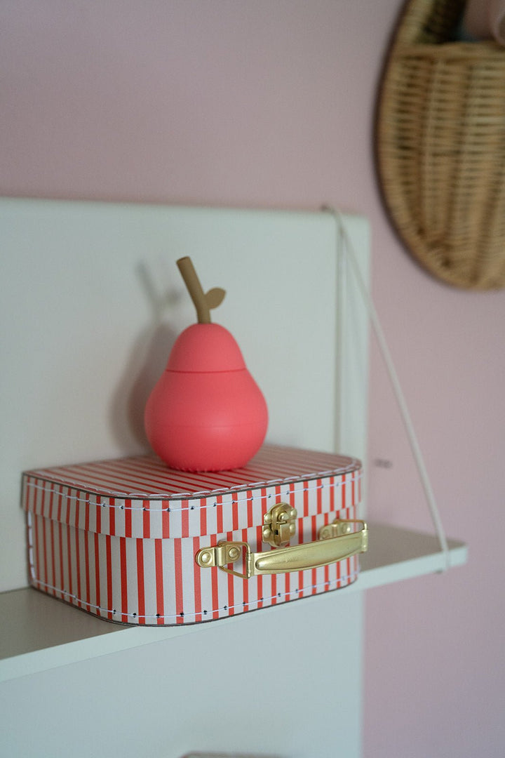 Pear Cup - Children's Drinking Cup with Straw - Silicone - Oyoy - CloverLiving.com