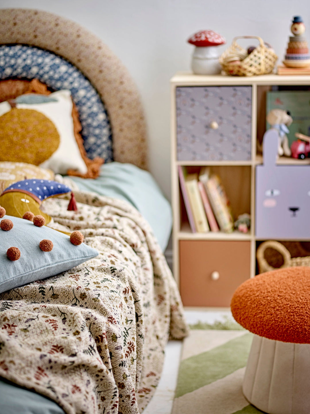 Pouf Mushroom Bertil - Bloomingville - CloverLiving.com