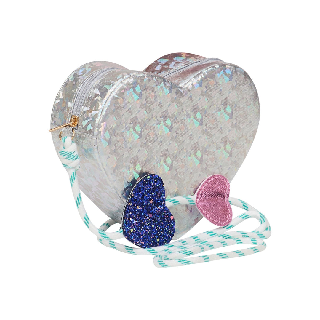 Shoulder Bag Holographic Heart - Mimi & Lula - CloverLiving.com