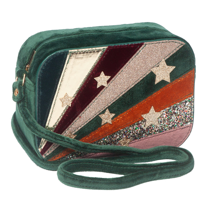 Wristlet Luxury Velvet Stripe