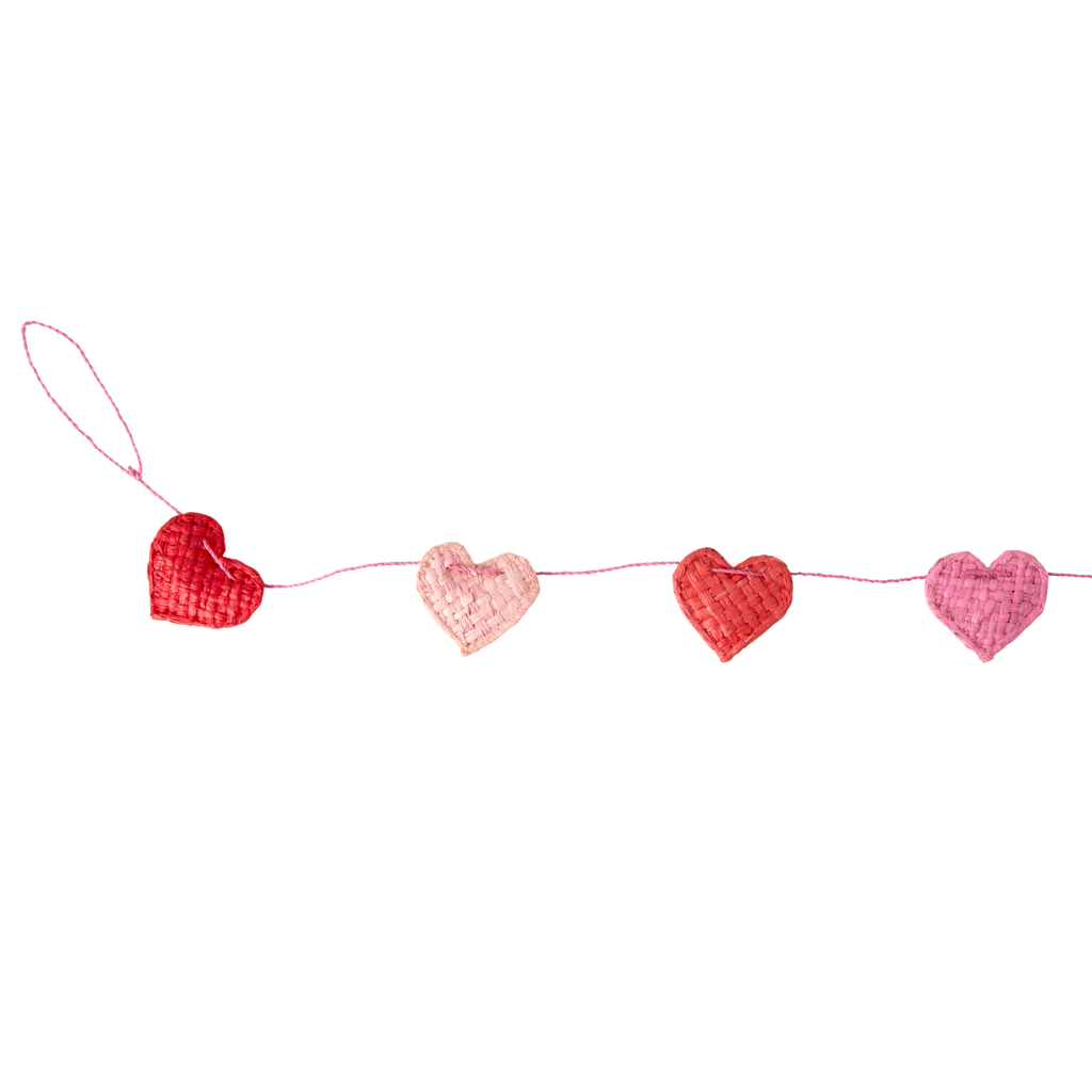 Garland Heart - Raffia