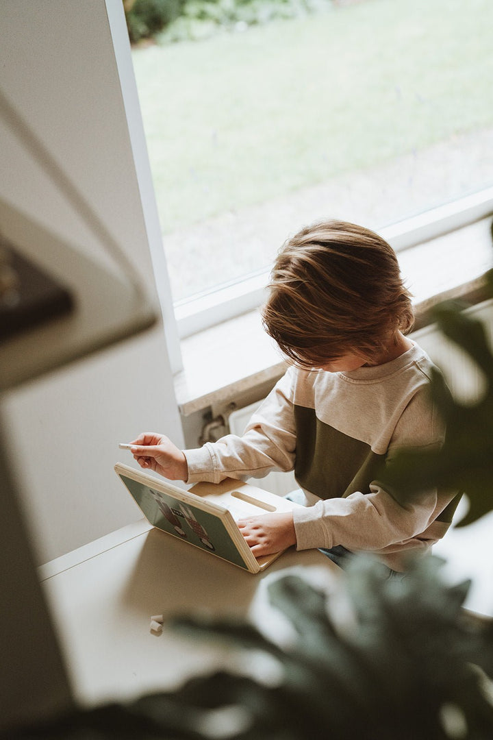 Toy Laptop - Dac - Wood - Bloomingville - CloverLiving.com