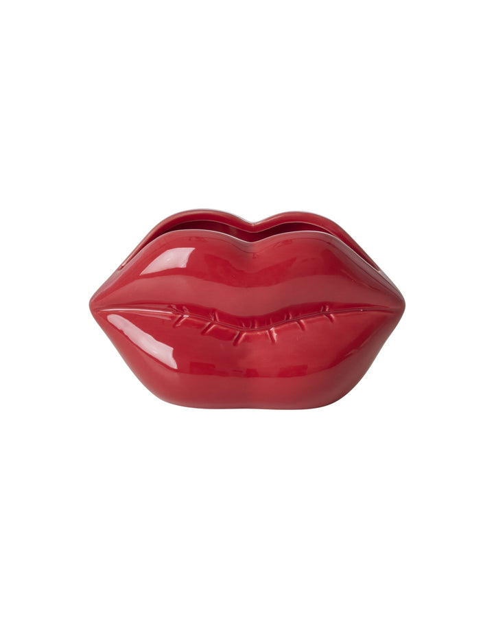 Vase – Lip – Red - Rice - CloverLiving.com