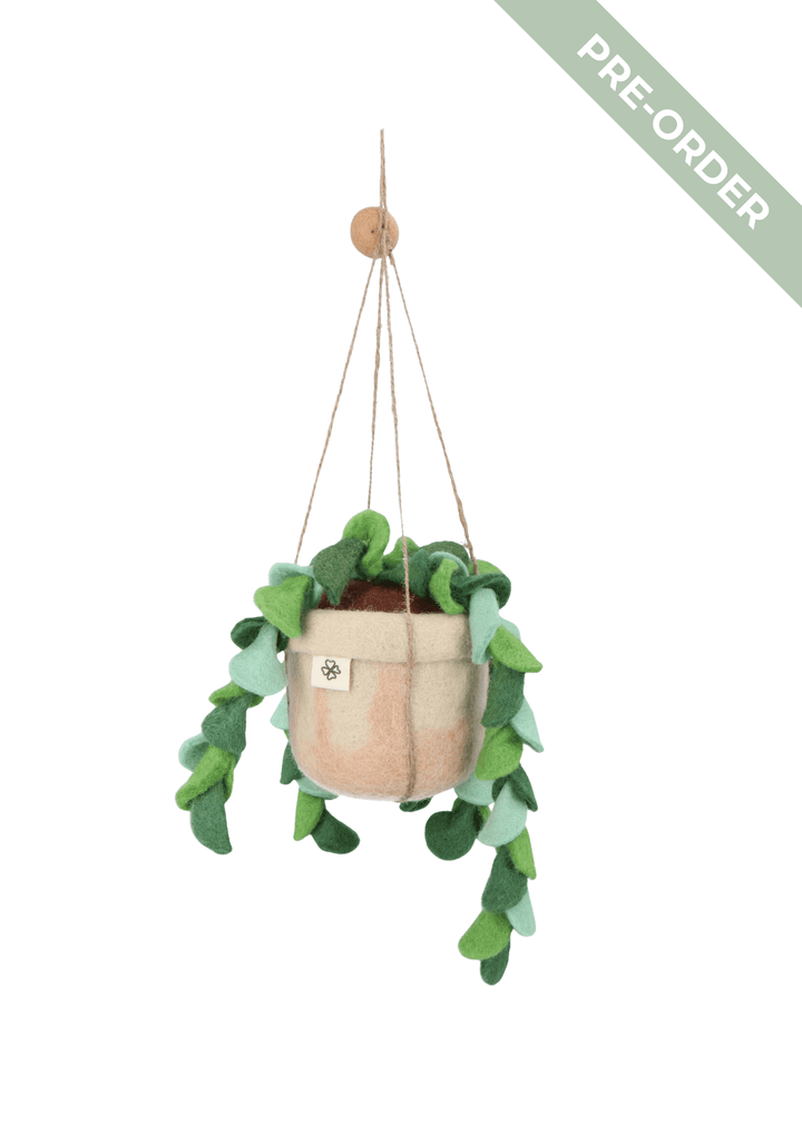 Felt Hanging Plant - Clover Living - CloverLiving.com