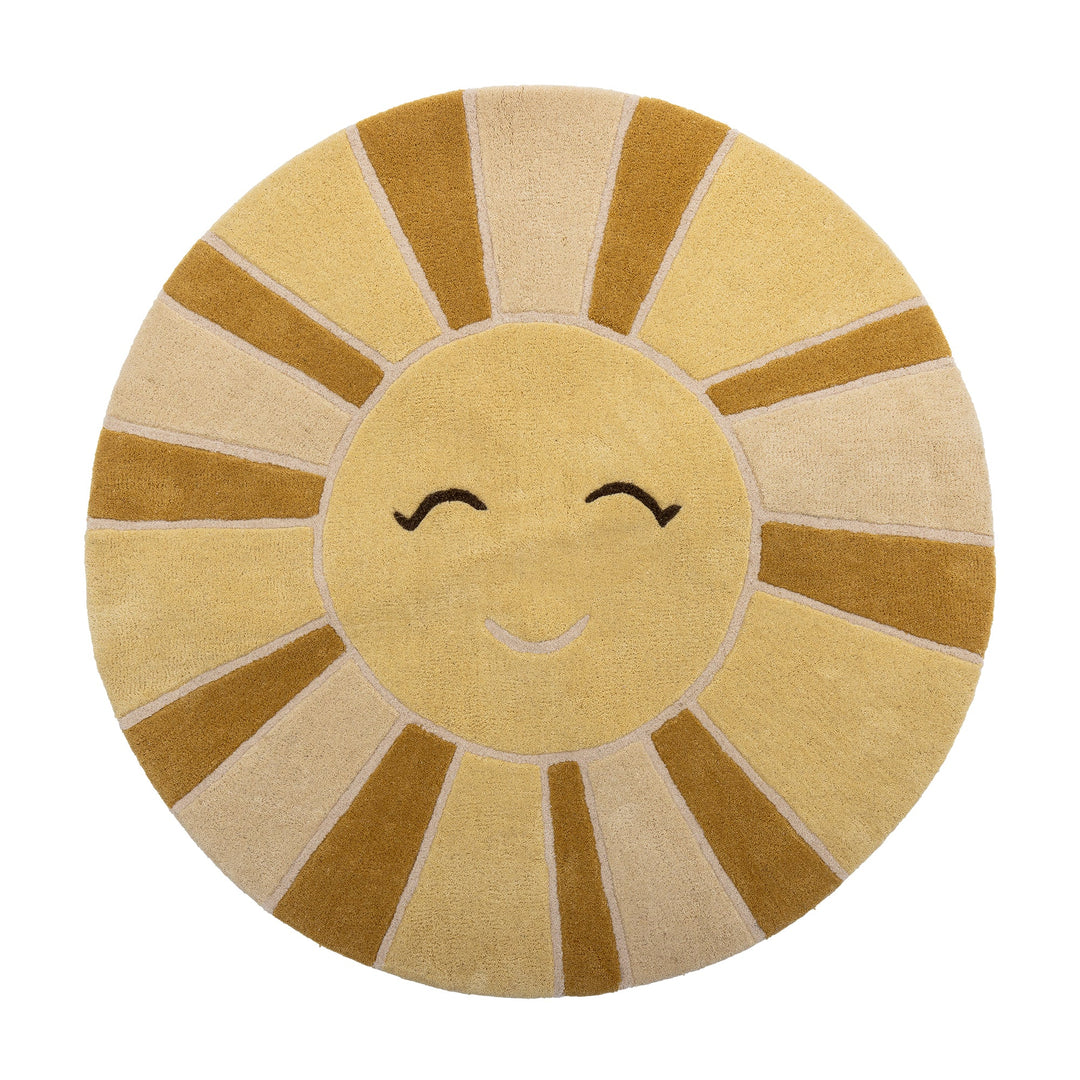 Sun Rug – round – Ø110 cm - Bloomingville - CloverLiving.com